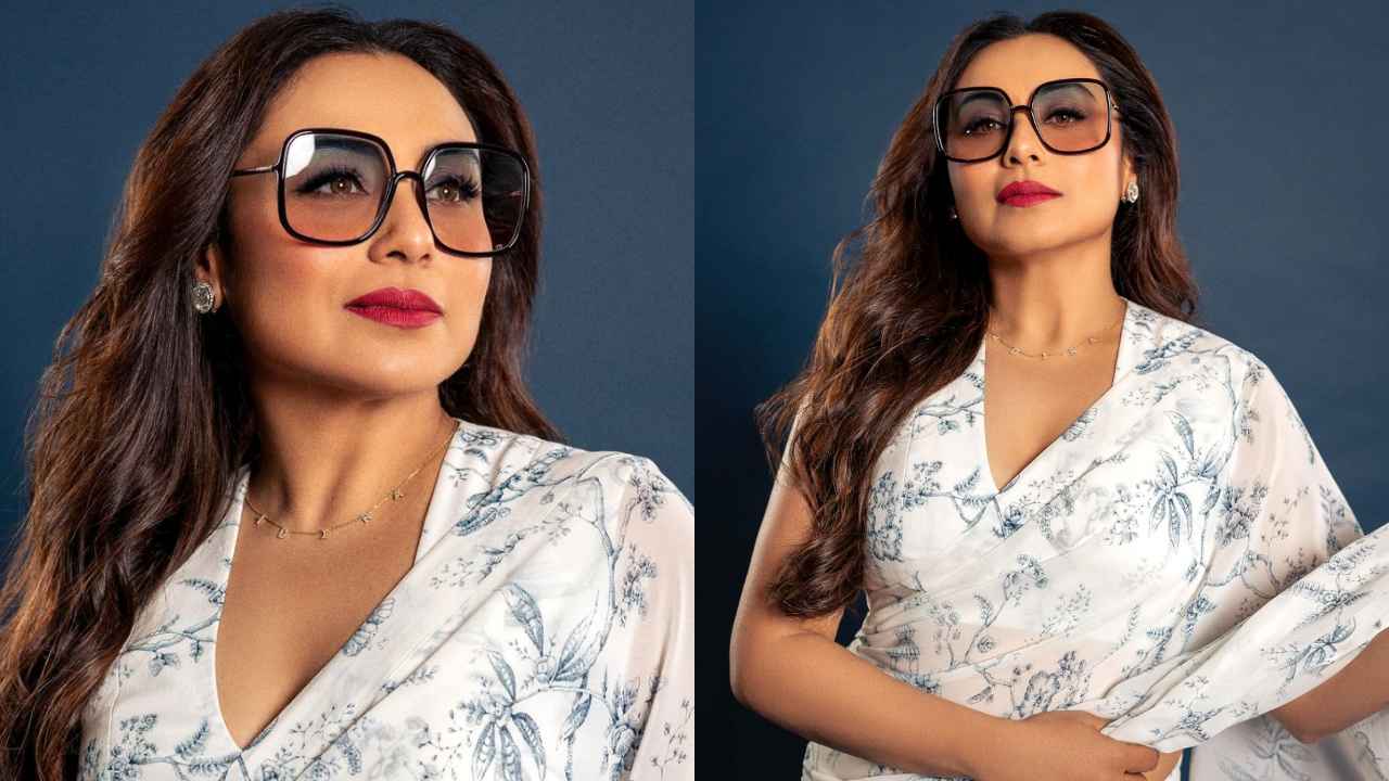 5 Rani Mukerji-approved earrings to take your statement-worthy saree looks to the next level  (PC: Yash Raj Films Talent Instagram)