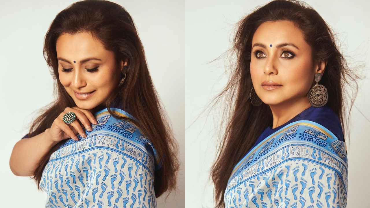 5 Rani Mukerji-approved earrings to take your statement-worthy saree looks to the next level  (PC: Yash Raj Films Talent Instagram)