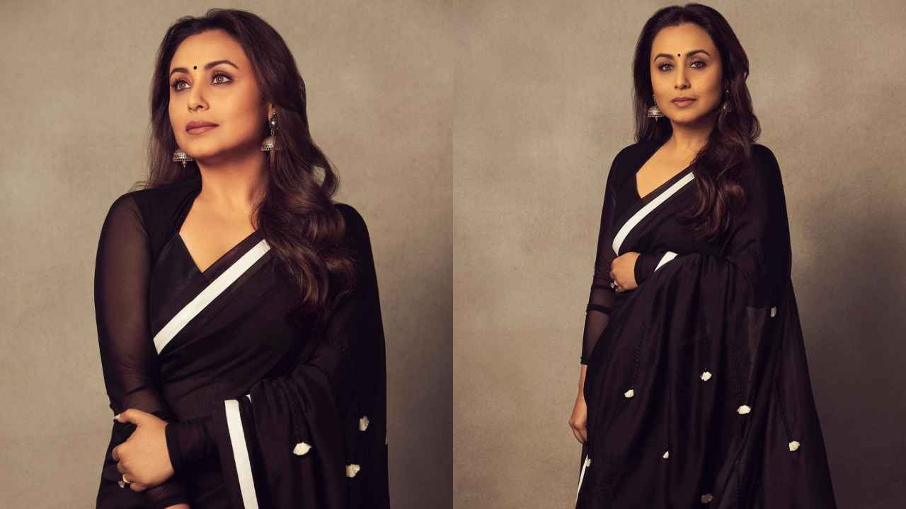 5 Rani Mukerji-approved earrings to take your statement-worthy saree looks to the next level  (PC: Yash Raj Films Talent Instagram)