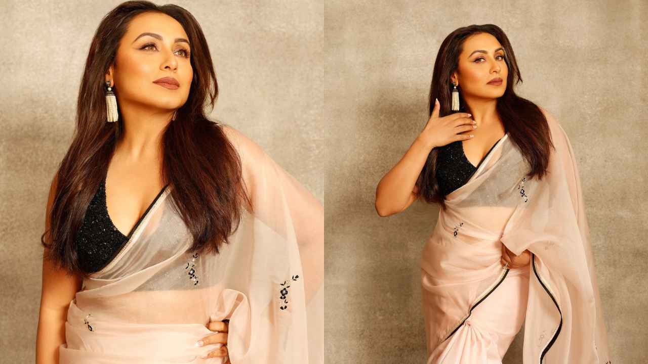 5 Rani Mukerji-approved earrings to take your statement-worthy saree looks to the next level  (PC: Yash Raj Films Talent Instagram)