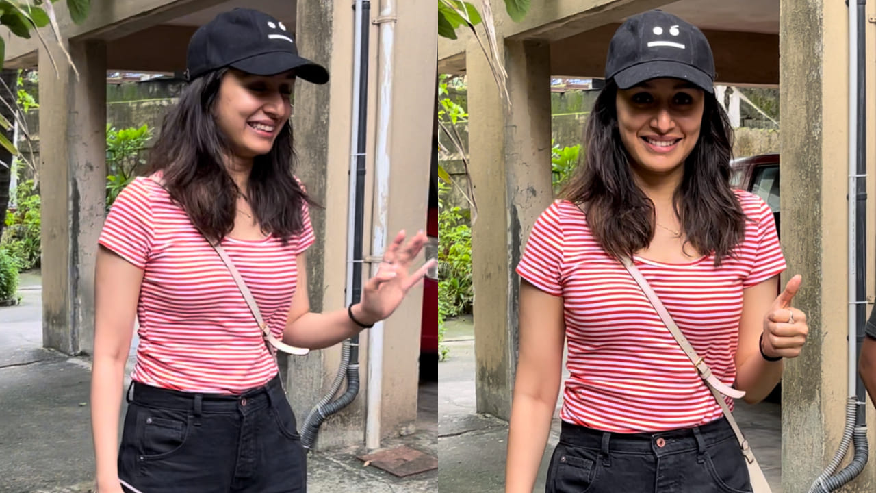 Shraddha Kapoor in basic tee and pants