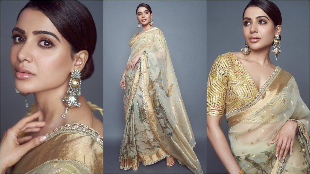 Samatha Ruth Prabhu brought her fashion A-game by donning sarees (PC: Samantha Ruth Prabhu Instagram)