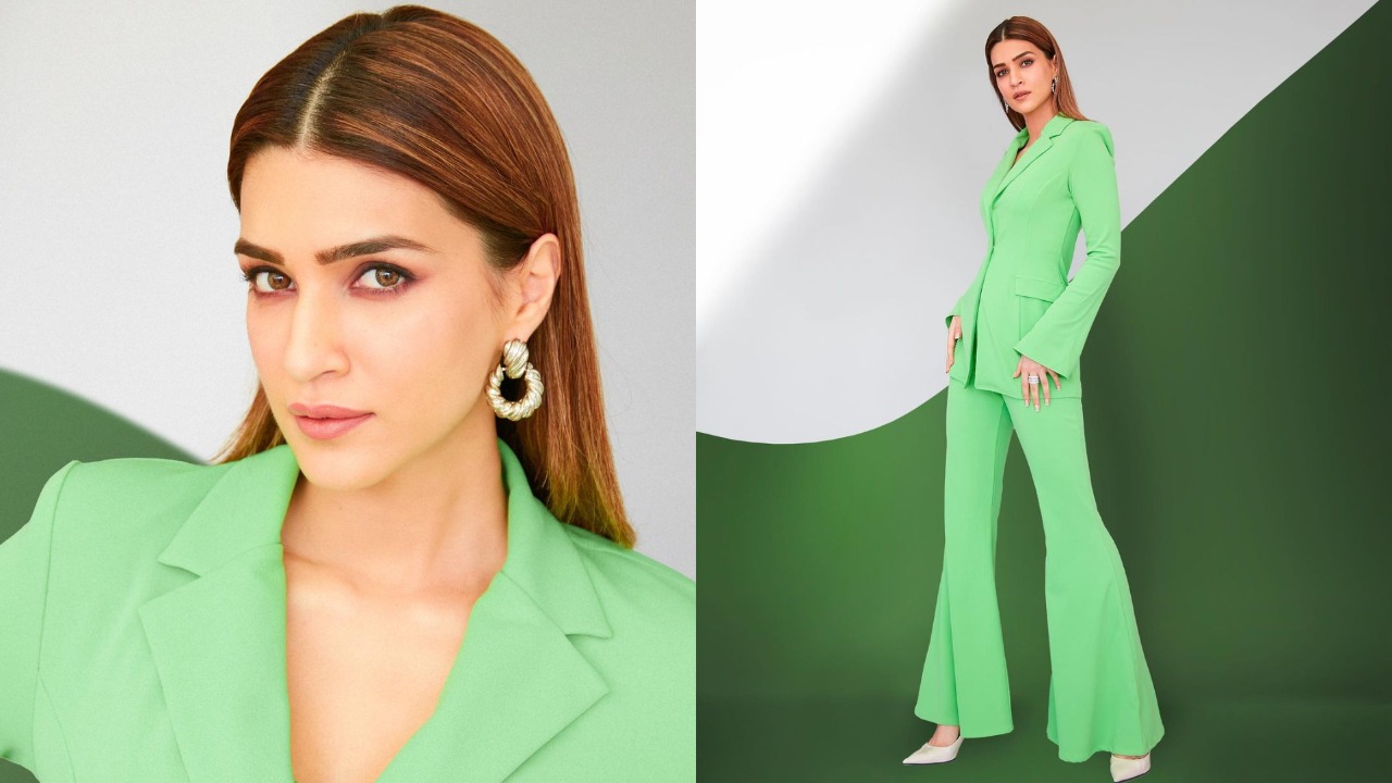 5 times Kriti Sanon exuded glamor in monotone pantsuits (Instagram)