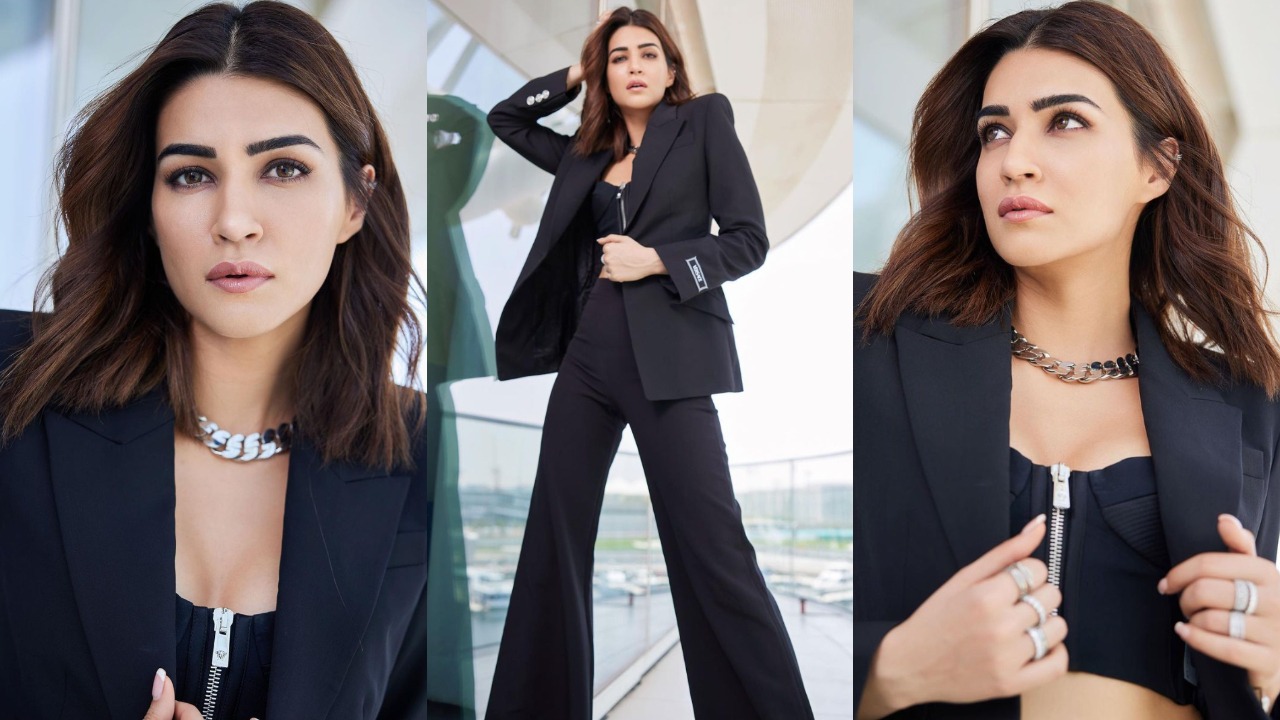 5 times Kriti Sanon exuded glamor in monotone pantsuits (Instagram)