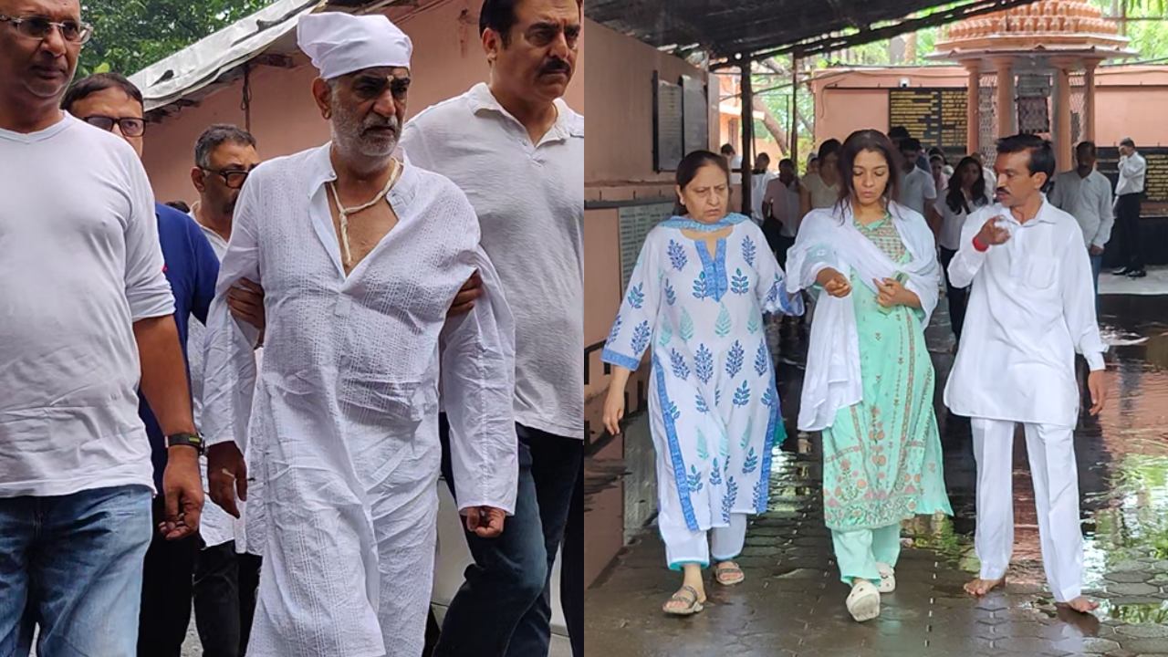 Tishaa Kumar Funeral: Bhushan Kumar, Krishan Kumar, Divya Khossla Kumar, Riteish Deshmukh, Jaaved Jaaferi and more arrive to pay last respects