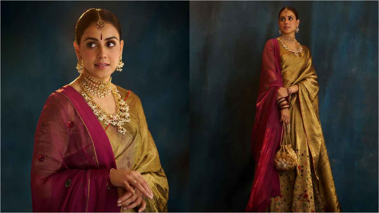 3 times Genelia Deshmukh showed us how to serve traditional allure with saree looks (PC: Genelia Deshmukh Instagram)