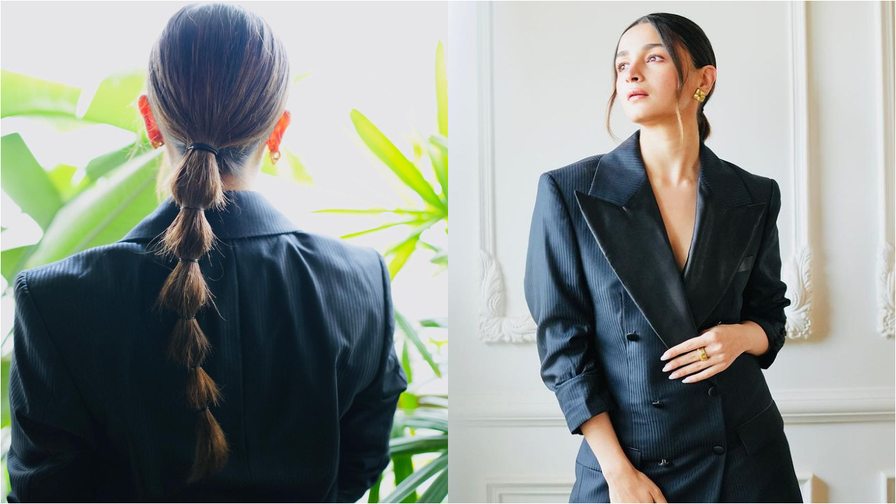 Alia’s boardroom fashion with unique braid (PC: Alia Bhatt, Ami Patel, Priyanka Borkar Instagram, Vijit Gupta)