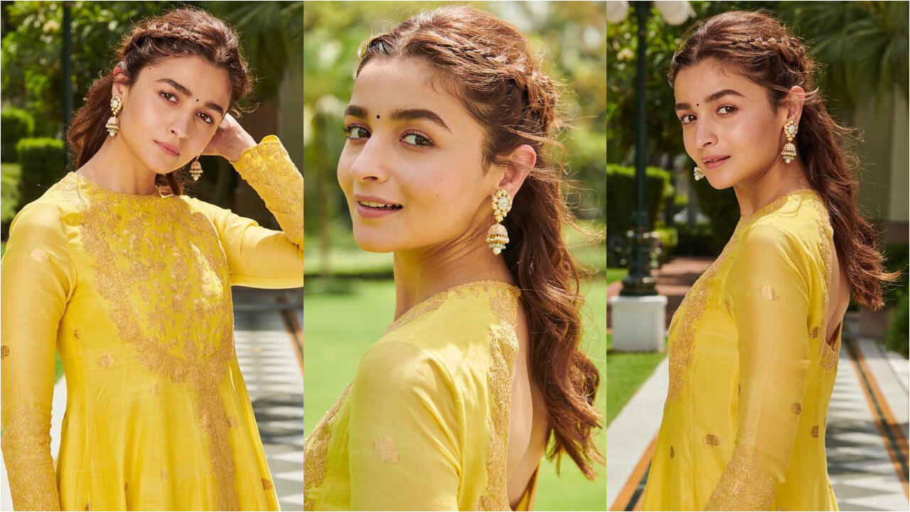 Alia’s little tease of braids elevating ethnic elegance (PC: Alia Bhatt, Ami Patel, Priyanka Borkar Instagram, Vijit Gupta)