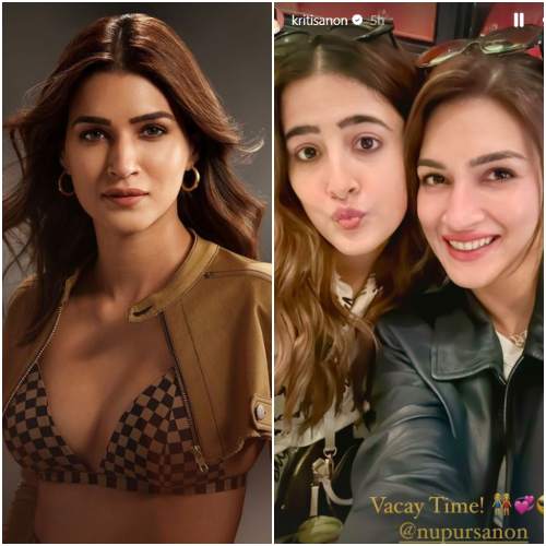 Kriti Sanon's vacation mode on as she flies to London ahead of her birthday with sister Nupur; see PIC