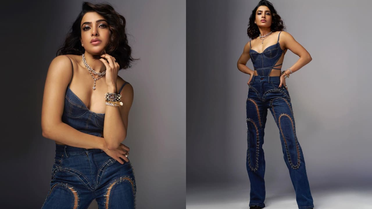 Samantha Ruth Prabhu in denim on denim look