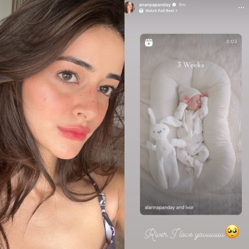 Ananya Panday can’t stop gushing over cousin Alanna Panday’s little munchkin River as he turns a month old