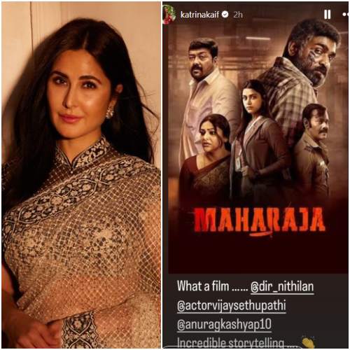 Katrina Kaif lauds Merry Christmas co-star Vijay Sethupathi, and Anurag Kashyap's film Maharaja for its 'incredible storytelling'