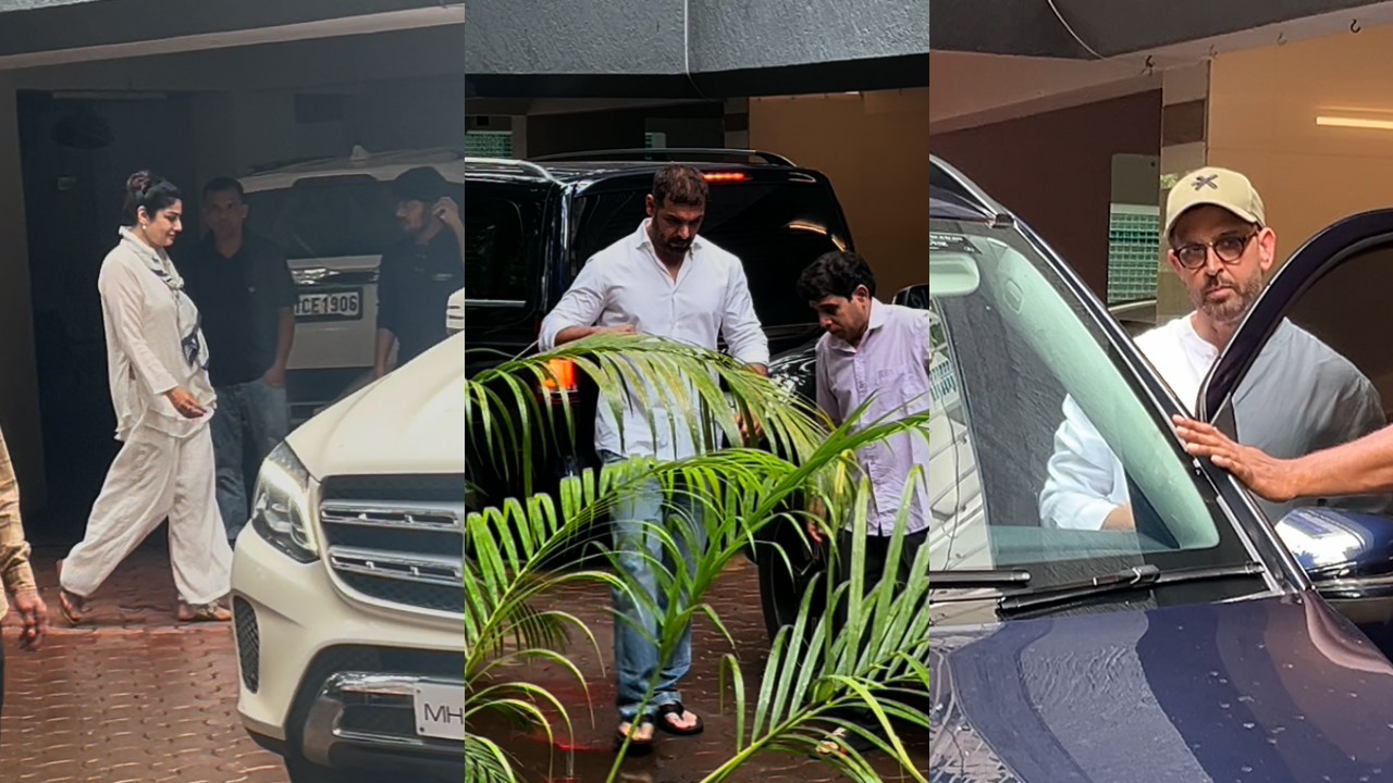 Menka Irani Demise: Hrithik Roshan, Abhishek Bachchan, John Abraham and more celebs arrive at Farah Khan’s residence