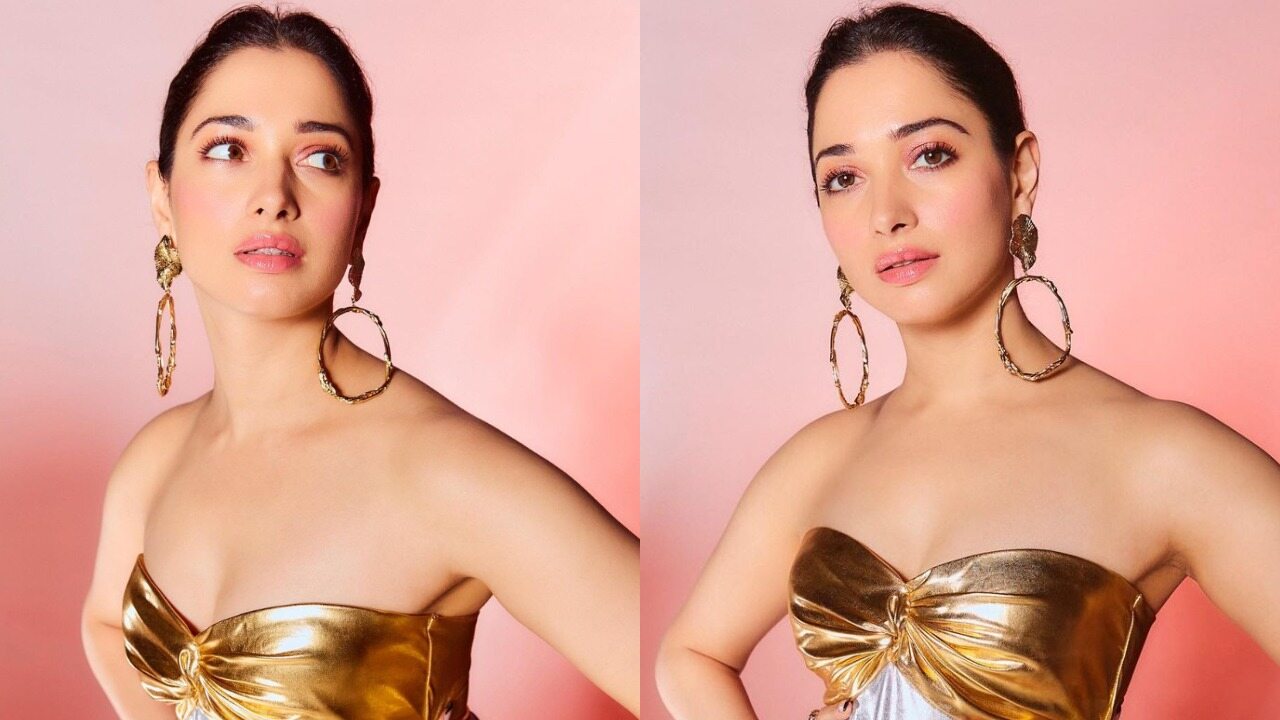 Tamannaah Bhatia in huge statement hoops (PC: Tamannaah Bhatia Instagram) 