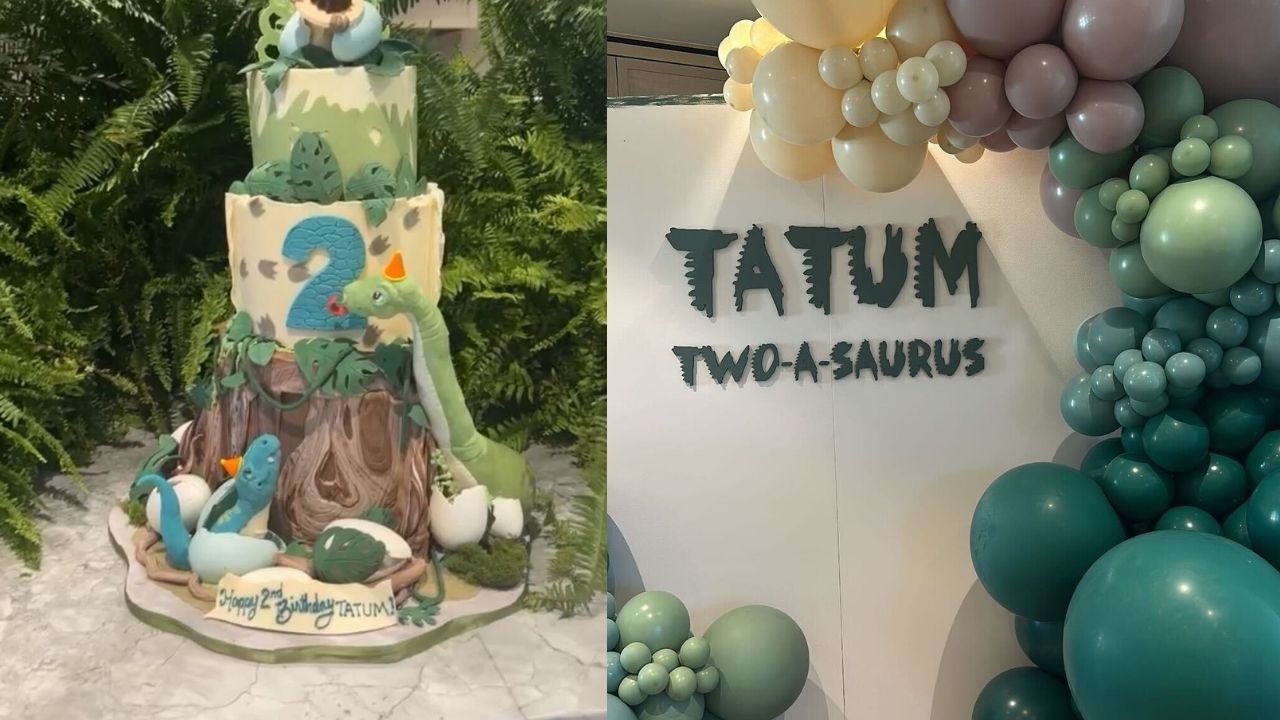 Khloe Kardashian Shares Glimpse Into Son Tatum Thompson's 'Two-A-Saurus ...