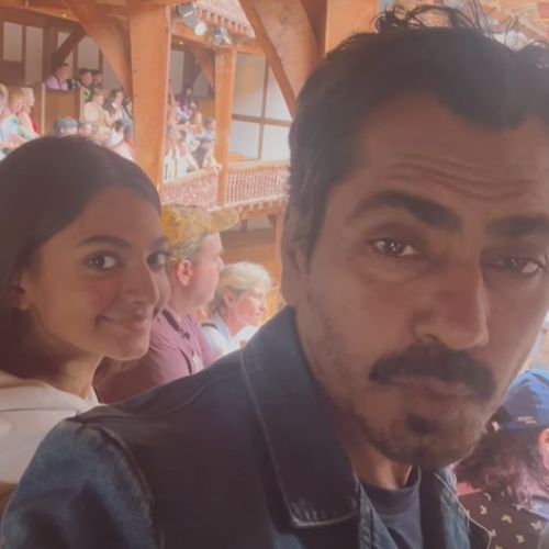 PIC: Nawazuddin Siddiqui's daughter Shora begins her acting journey; actor enjoys a theatre show with her