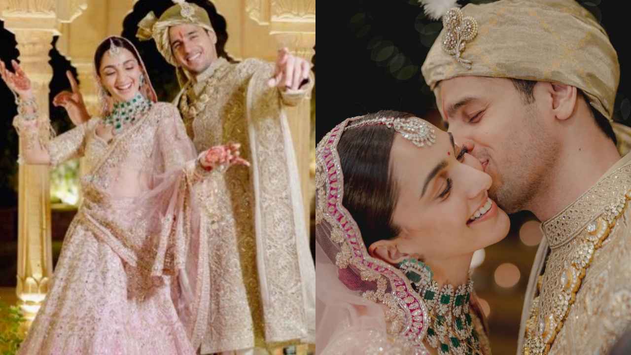 A look back at Kiara Advani’s rose Manish Malhotra wedding lehenga, perfect for brides who wish to go pastel (PC: Kiara Advani Instagram)