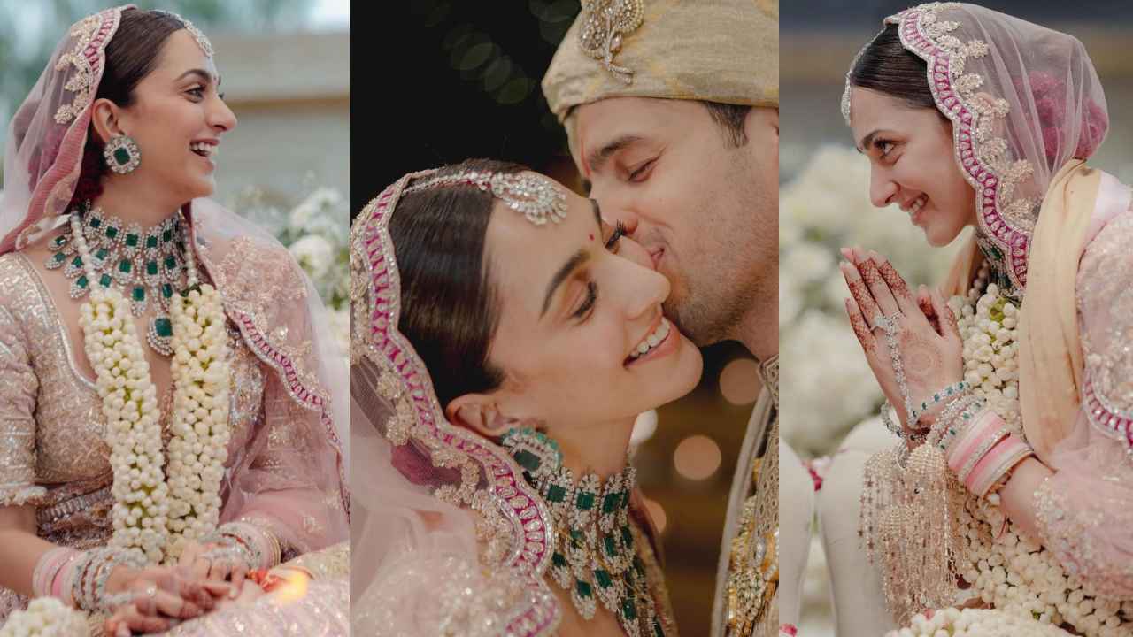 A look back at Kiara Advani’s rose Manish Malhotra wedding lehenga, perfect for brides who wish to go pastel (PC: Kiara Advani Instagram)