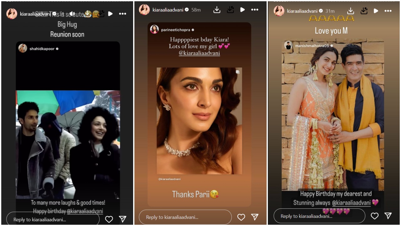 キアラ・アドヴァニの誕生日: カリーナ・カプール・カーン、シャヒド・カプール、パリニーティ・チョープラーらがドン3女優に愛を注ぐ