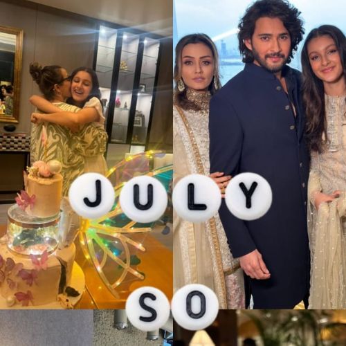 Mahesh Babu’s wife, Namrata Shirodkar shows fans how she spent July via a photo dump filled with beautiful moments