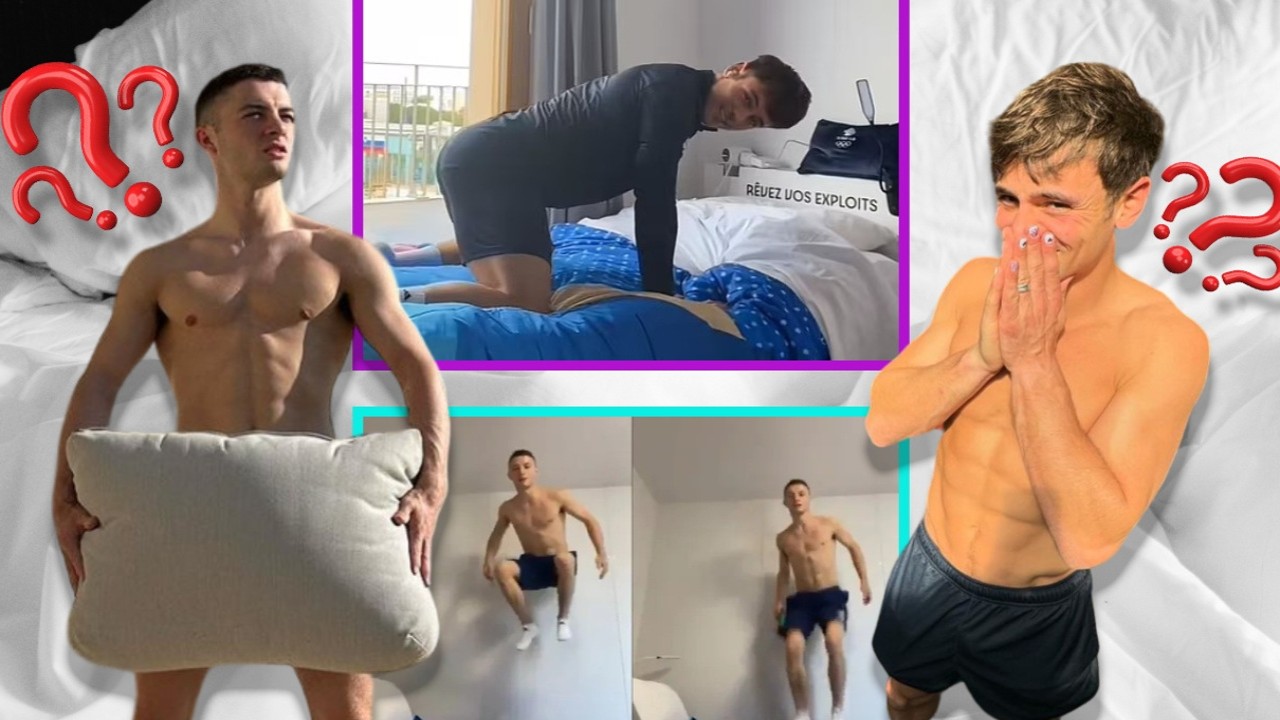 Watch: 2024 Paris Olympic Athletes Put Anti-Sex Cardboard Beds to the Test in Viral Video