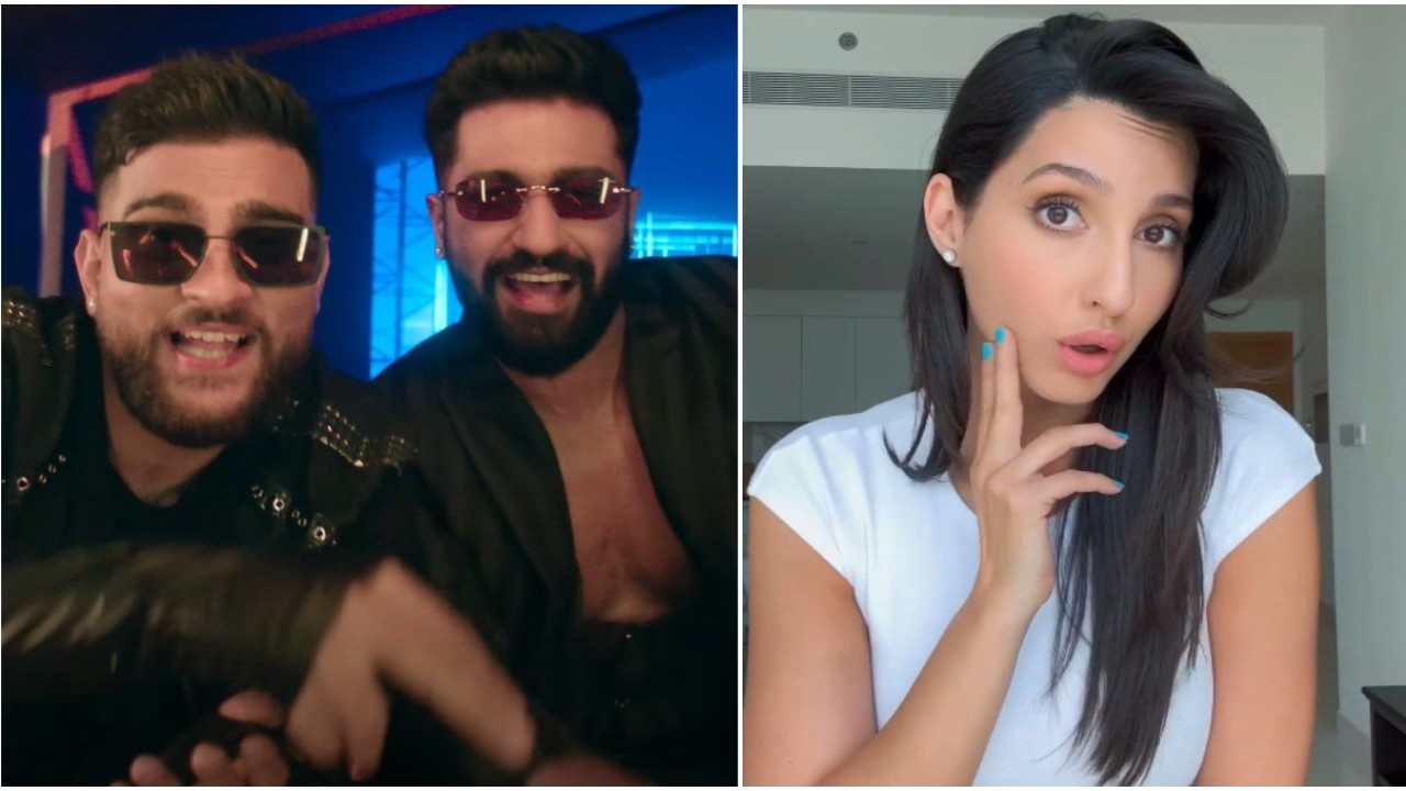 Nora takes Vicky-Karan’s Tauba Tauba to another level as she reacts to her mention in song