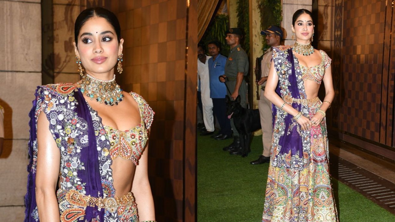 Janhvi Kapoor's Anamika Khanna lehenga