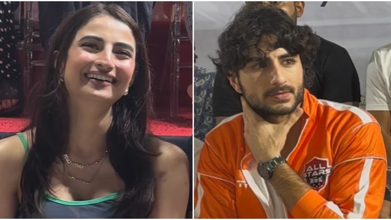 WATCH: Ibrahim Ali Khan's rumored ladylove Palak Tiwari attends football match to cheer for him