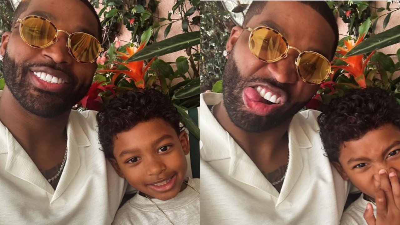 Tristan Thompson Goes On A Lunch Date With His Son Prince Oliver