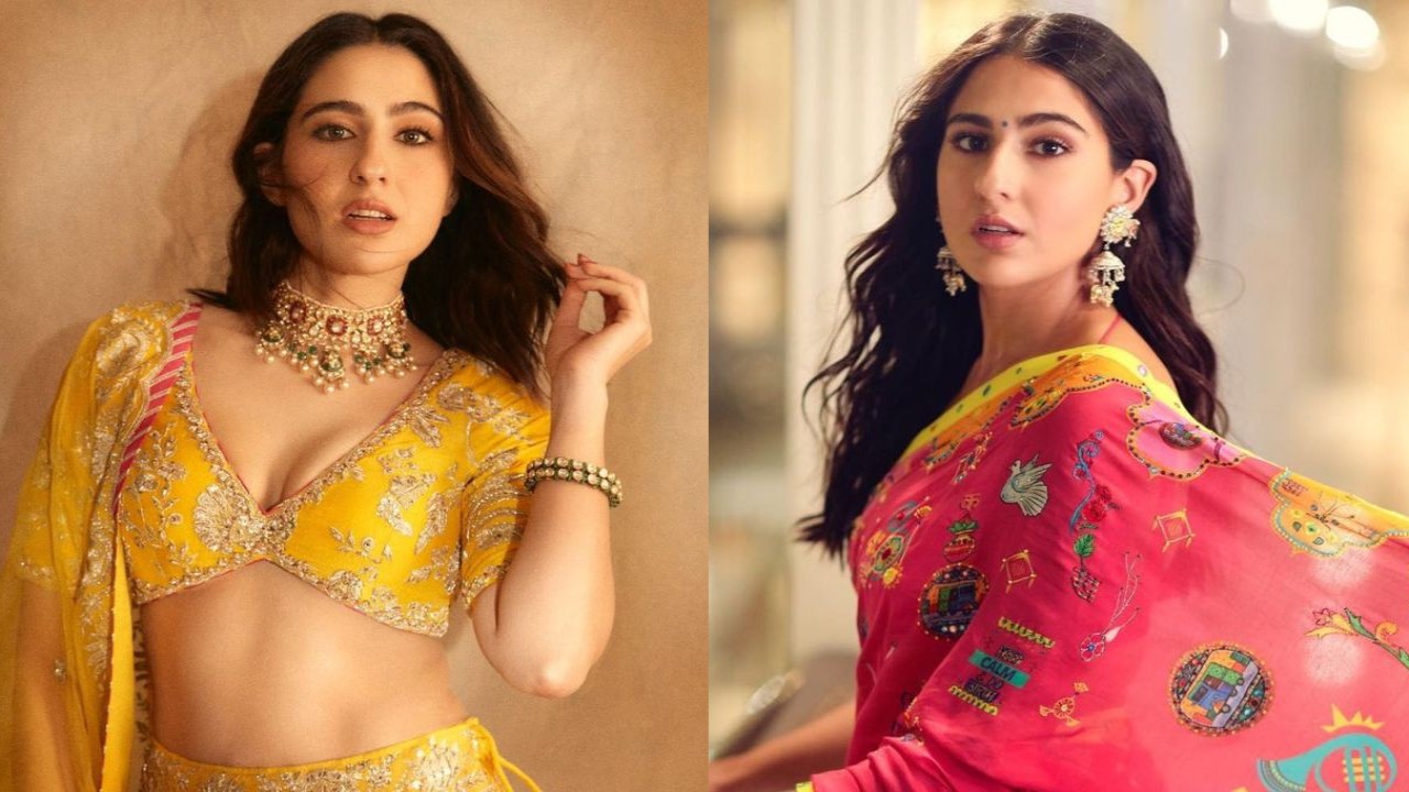 Sara Ali Khan has a thing for vibrant hues and these 5 outfits serve the perfect ethnic...