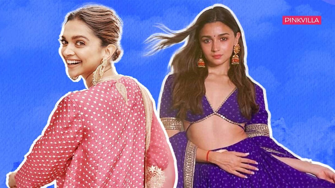 4 times Deepika Padukone, Janhvi Kapoor, and more actresses proved that Bandhani print outfits 