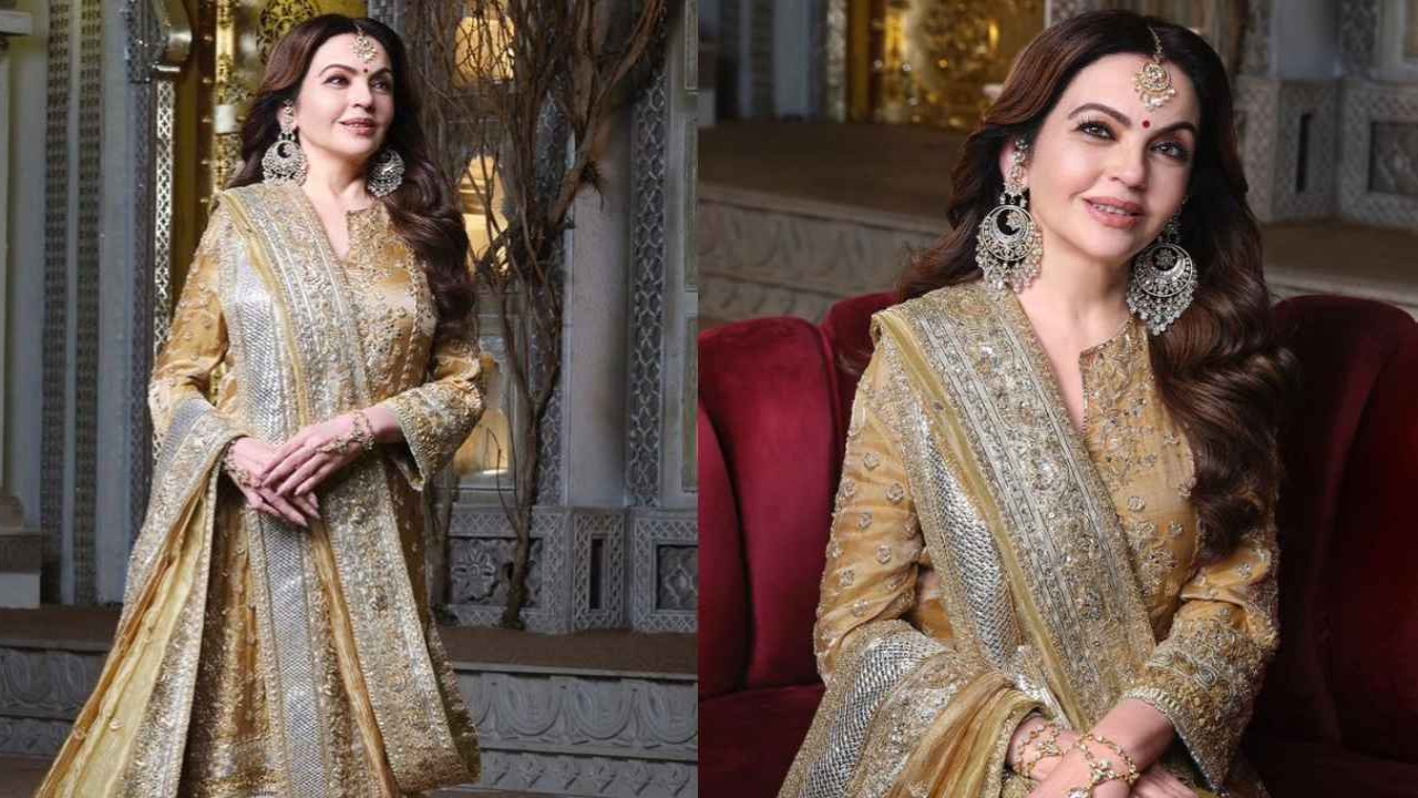 Nita Ambani, Manish Malhotra, Anant Ambani, Radhika Merchant, Ambani family, ambanis, pre-wedding, haldi, style, fashion