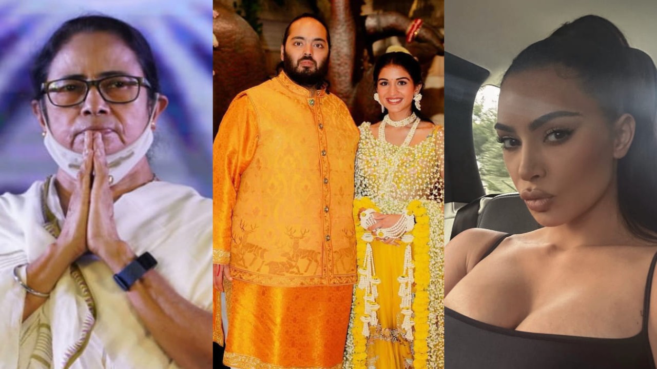 Anant Ambani-Radhika Merchant Wedding: From Kim Kardashian, Khloe to Mamata Banerjee, here’s a list of eminent personalities gracing event