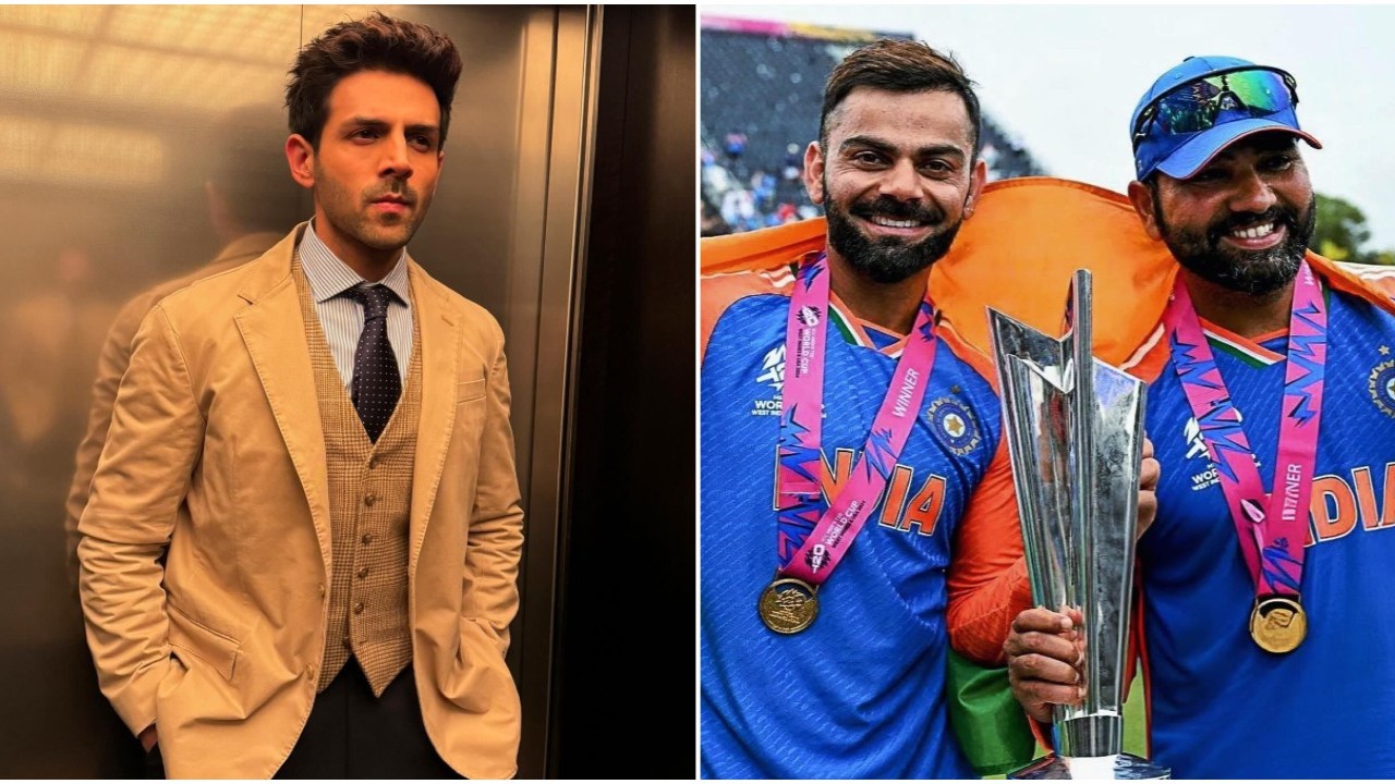 Kartik Aaryan reacts to Virat Kohli and Rohit Sharma's retirement from T20 cricket (Instagram/@kartikaaryan, Anushka Sharma Instagram)
