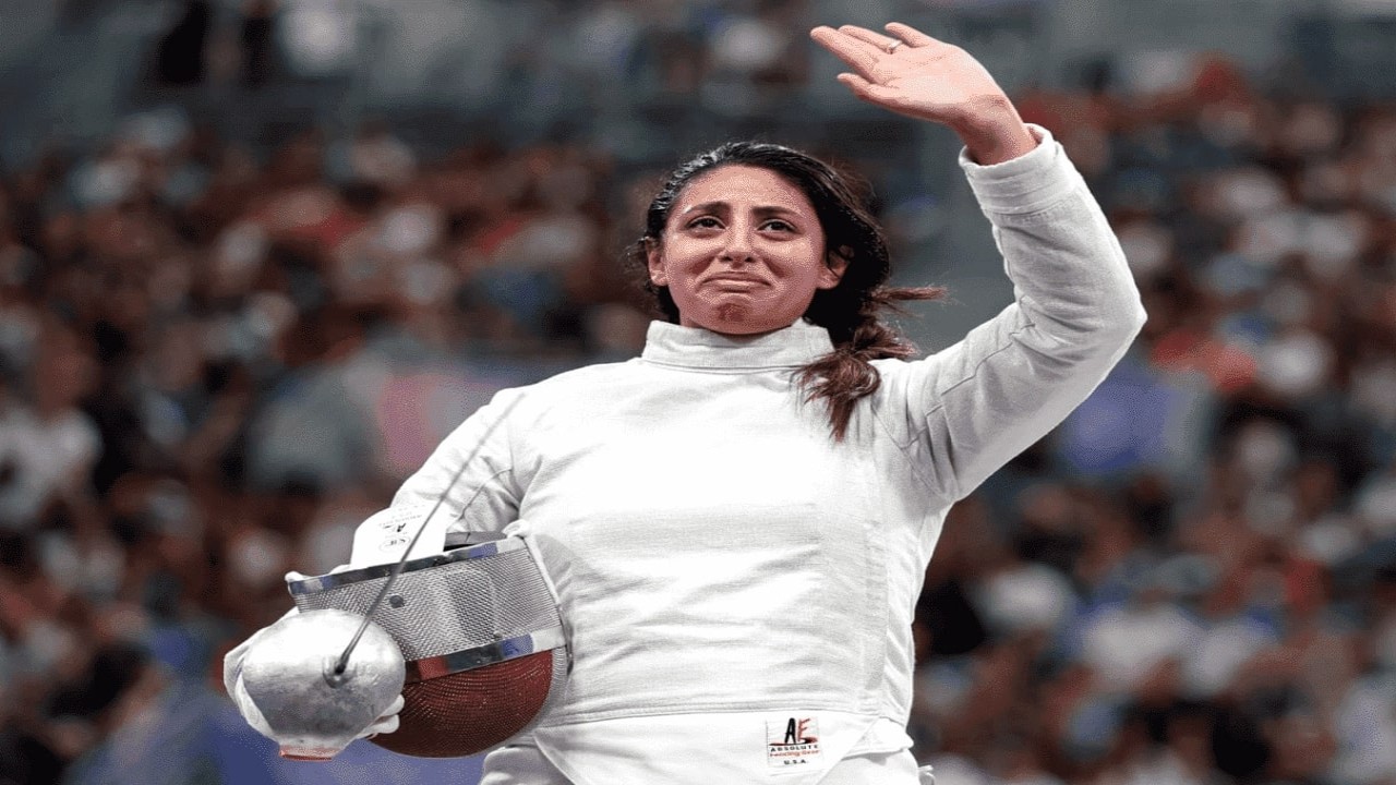 Egyptian Fencer Nada Hafez reveals she is 7 months pregnant (PC:Instagram)