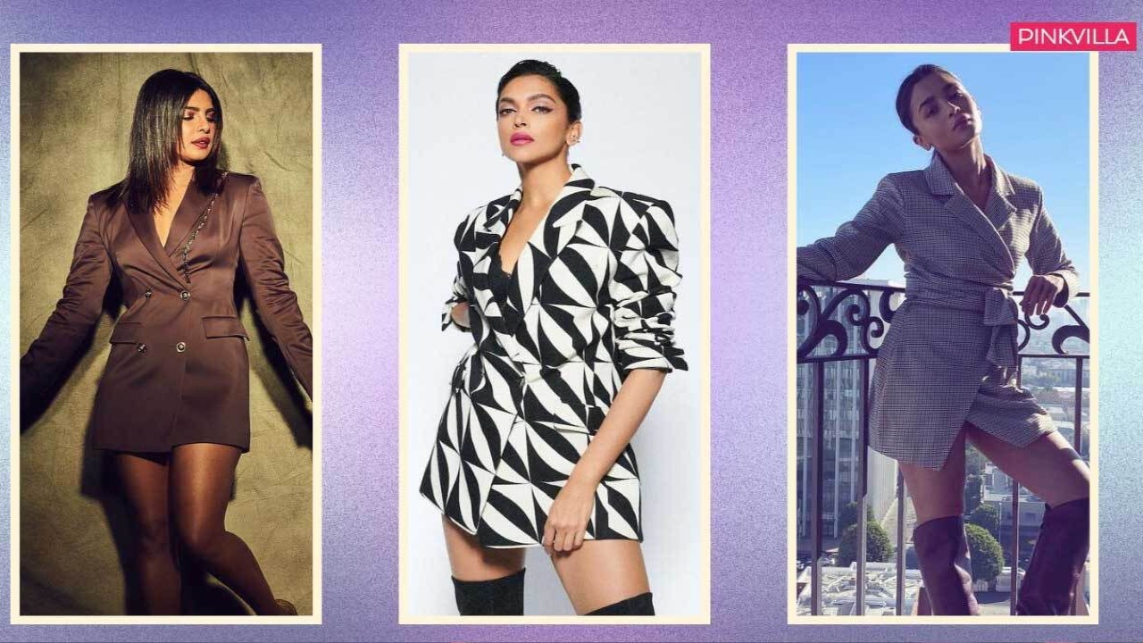 Deepika Padukone to Alia Bhatt: Give formal wear a glamorous twist with celebrity-inspired blazer dresses