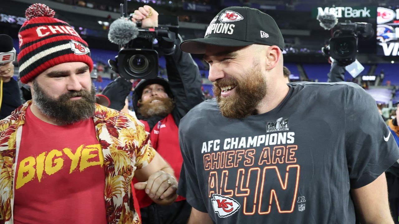 Travis Kelce and Jason Kelce