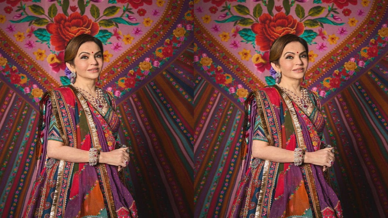 Nita Ambani in multicolored lehenga