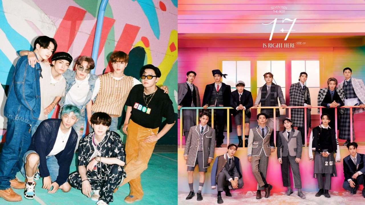 BTS, SEVENTEEN; Image: BIGHIT MUSIC, PLEDIS Entertainment 