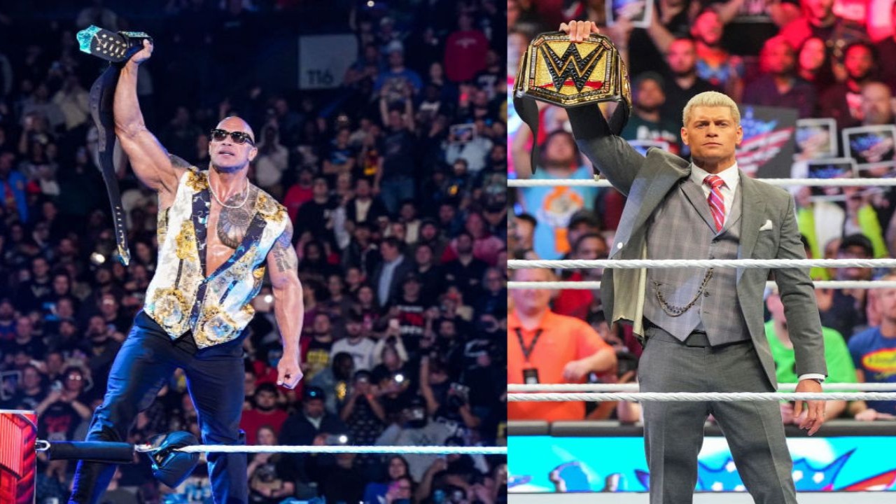 The Rock and Cody Rhodes  (PC- Getty Images)