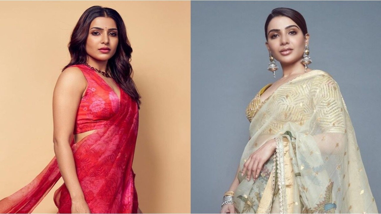 Here are the 5 times Samantha Ruth Prabhu showed how six yards of elegance can be styled differently 