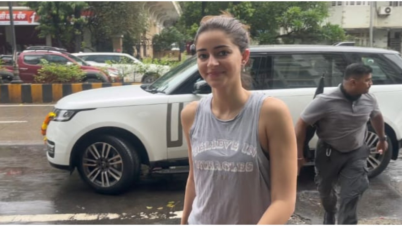 WATCH: Ananya Panday gets clicked in her swanky new car; reacts as pap congratulates her