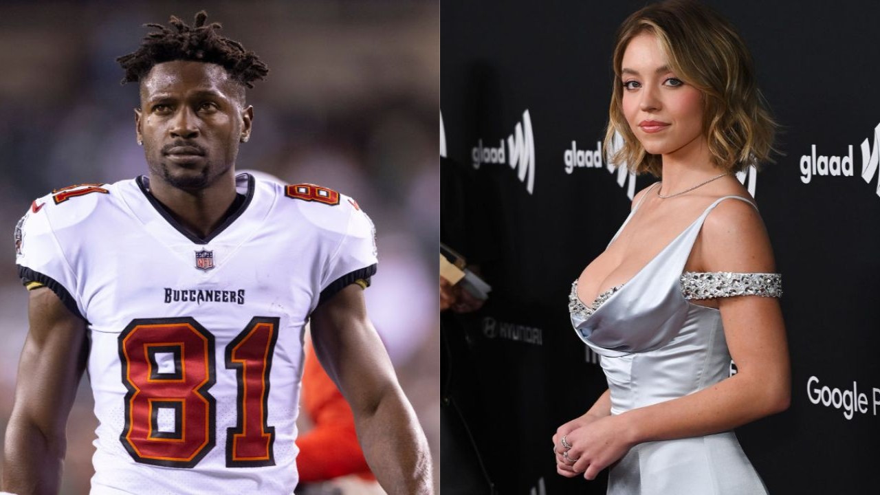 Antonio Brown and Sydney Sweeney [Credit-X]