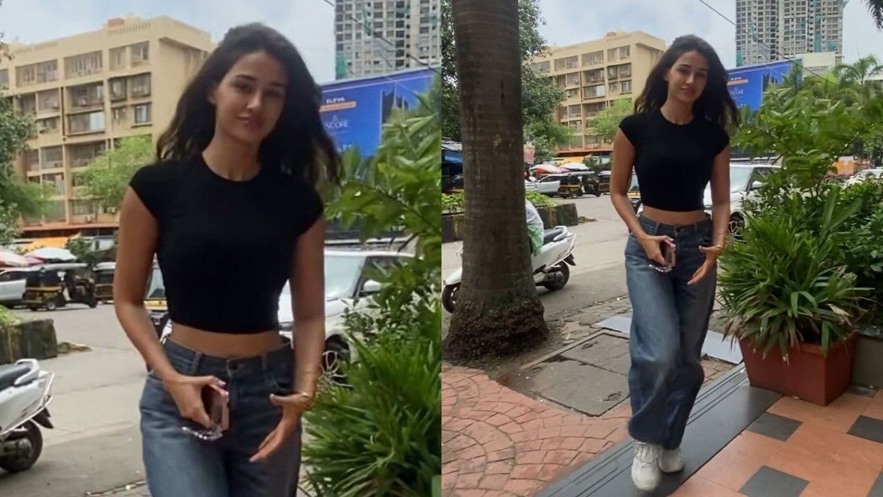 Disha Patani’s casual T-shirt and jeans look