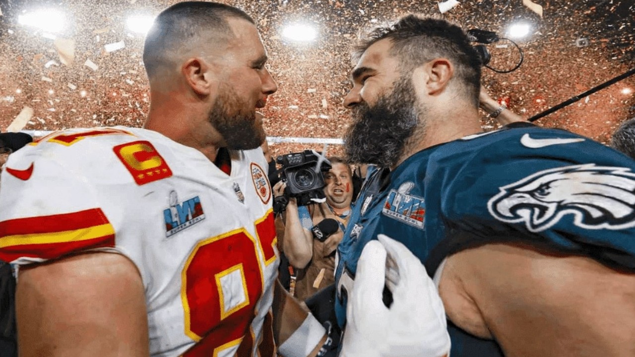 Travis Kelce and Jason Kelce (PC: Instagram)