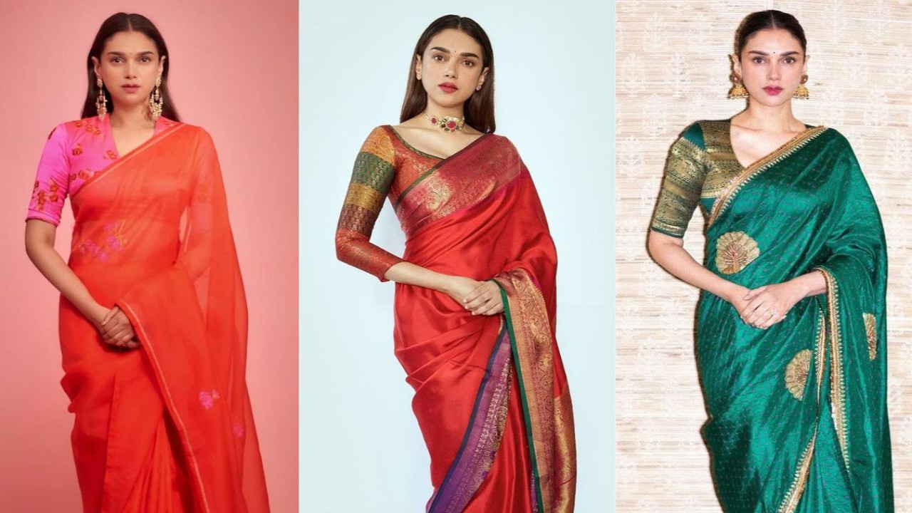 5 times Aditi Rao Hydari slayed in a saree, perfect for your next wedding invitation; take cues