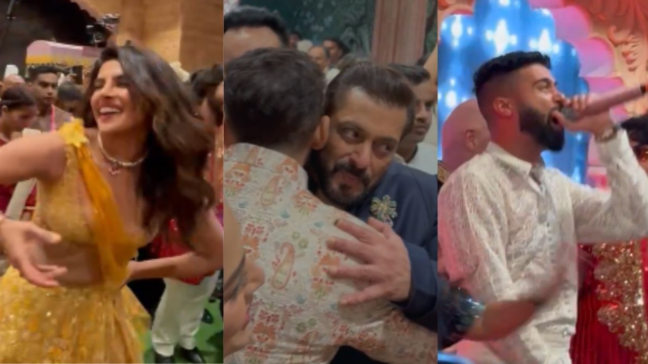 Anant-Radhika Wedding: Salman Khan hugs Madhuri Dixit's hubby, Priyanka Chopra aces Chikni Chameli hooksteps; AP Dhillon takes over in INSIDE videos