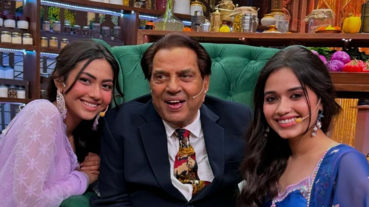 Laughter Chefs Unlimited Entertainment: Reem Sameer Sheikh shares pics with Dharmendra from sets; calls it 'an honour'