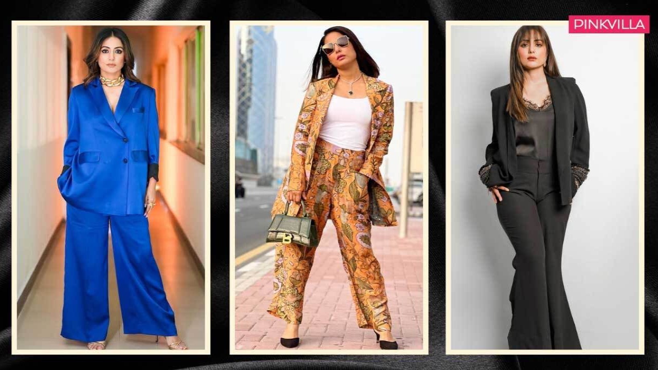 Hina Khan, style, formal fashion, pantsuits, formal looks, formal, hot, fashion