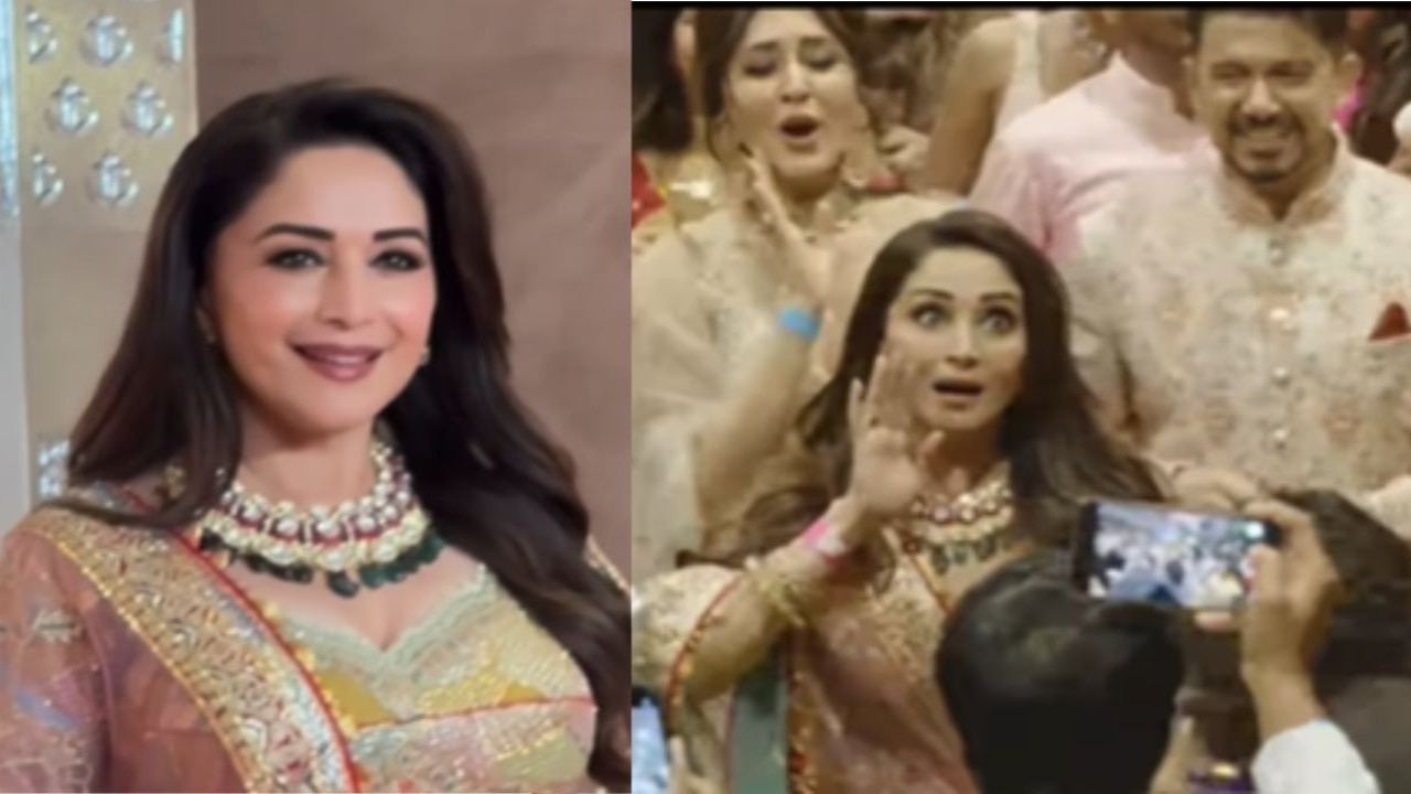 Anant-Radhika Wedding: Madhuri recreates Choli Ke Peeche and entire Internet is melting (Instagram/@varindertchawla)